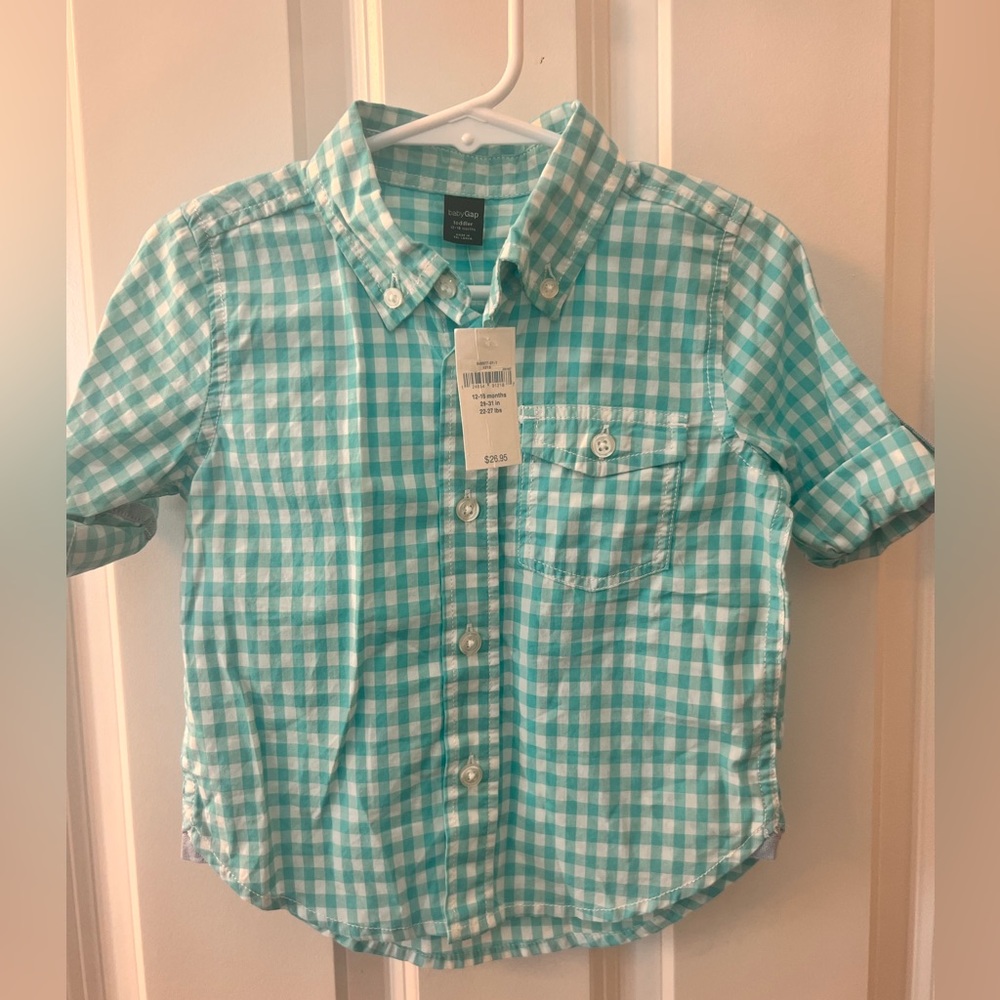 Baby gap nwt button down shirt
